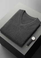 Premium Extra-Fine Merino Wool V-Neck Sweater Vest