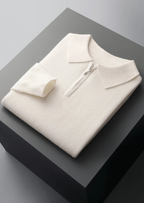 Premium Extra-Fine Merino Wool Half-Zip Polo