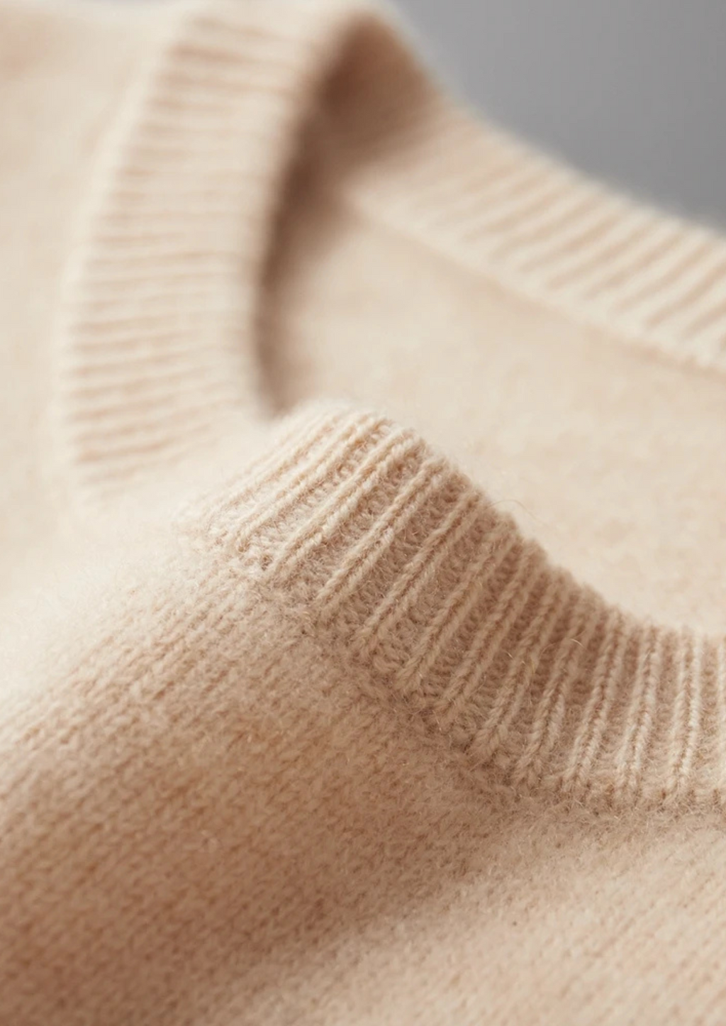 Premium Extra-Fine Merino Wool Classic Crew Neck Sweater