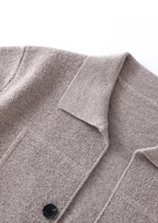 Premium Extra-Fine Merino Wool Button-Up Shirt