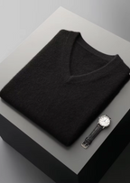 Premium Extra-Fine Merino Wool V-Neck Sweater Vest