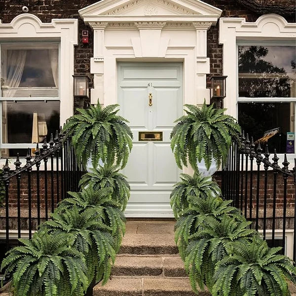 Buy One, Get One Free | Realistic UV-Resistant Artificial Boston Fern