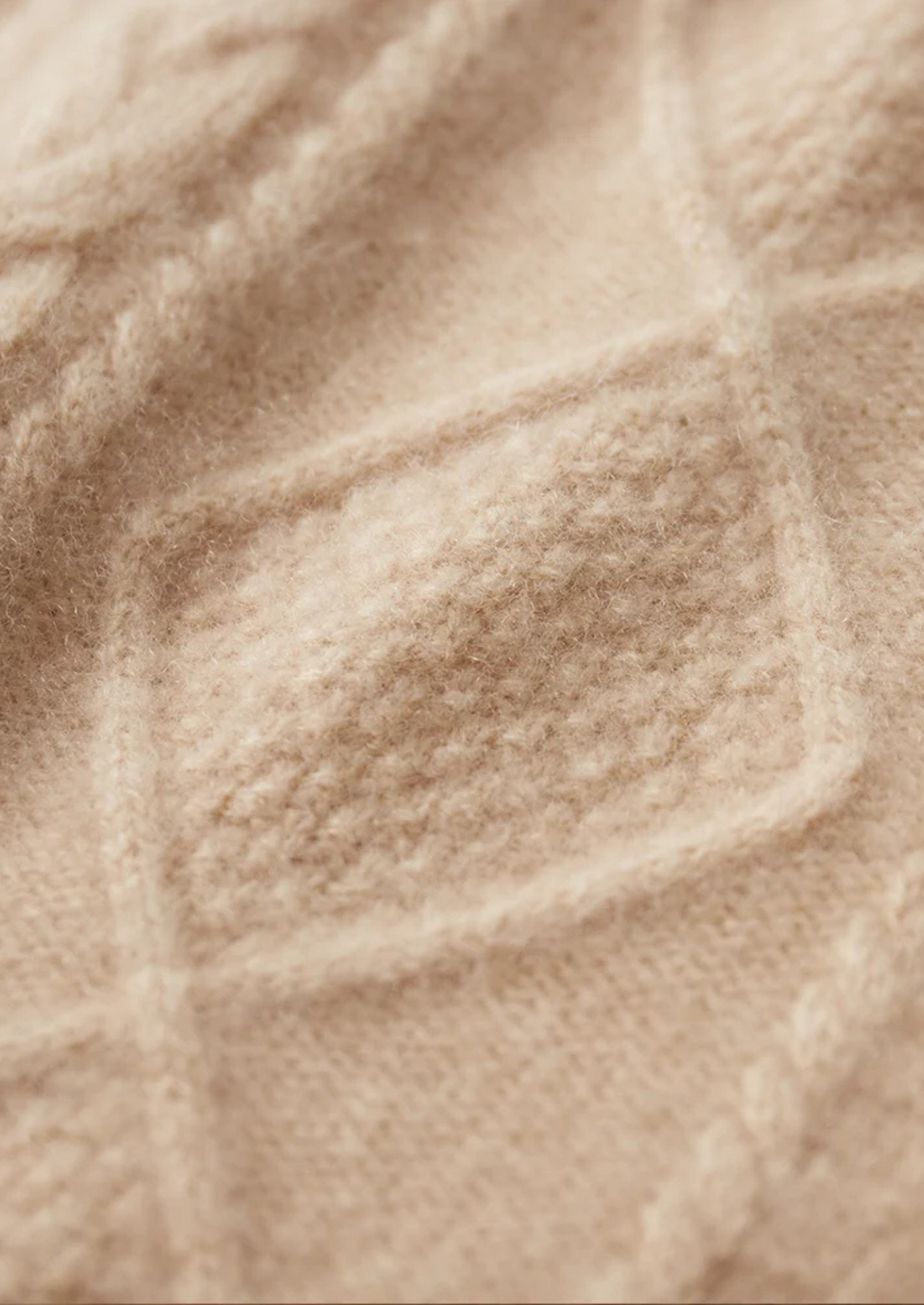 Premium Extra-Fine Merino Wool Jacquard Mock Neck Sweater