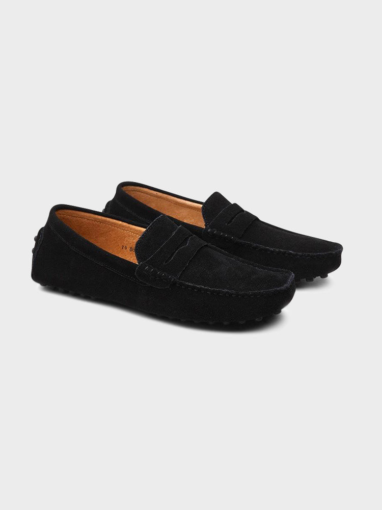 Suede Slip-On Boat Shoes