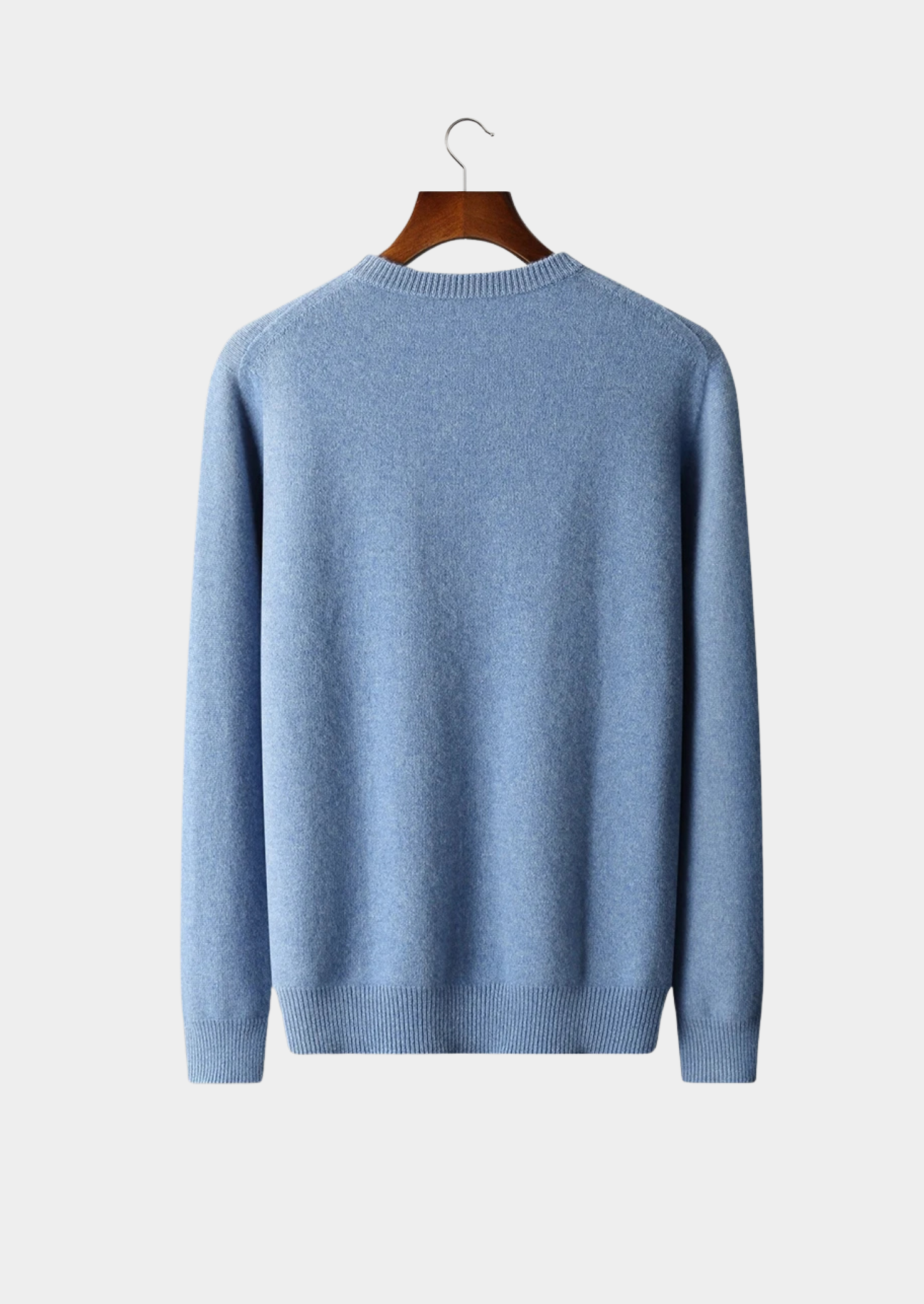 Premium Extra-Fine Merino Wool Classic Crew Neck Sweater