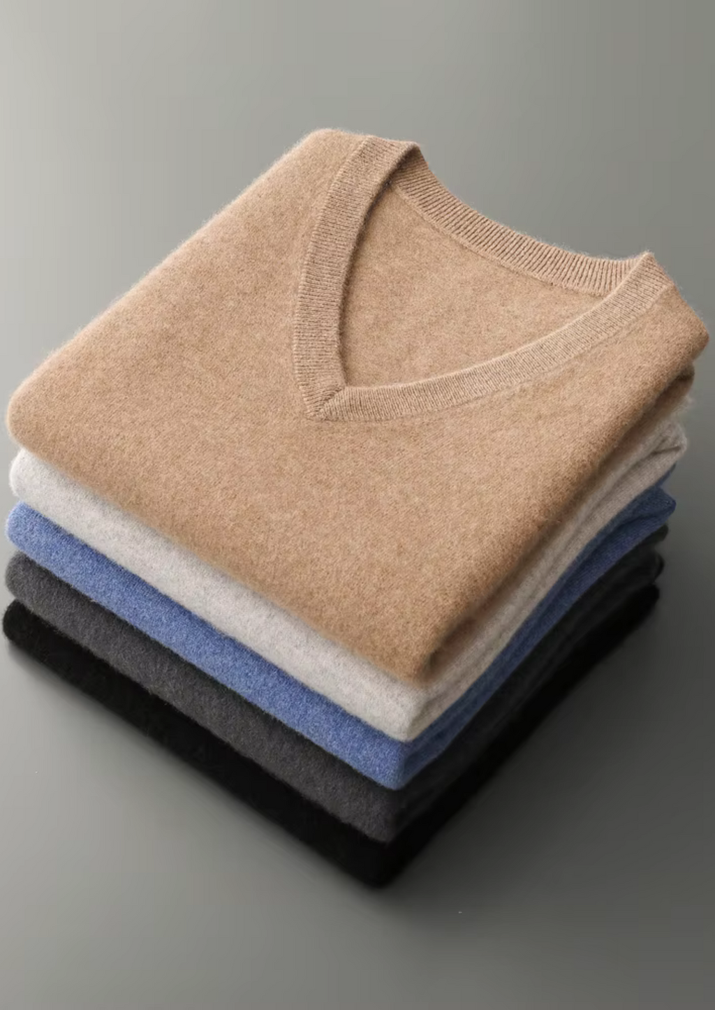 Premium Extra-Fine Merino Wool V-Neck Sweater Vest