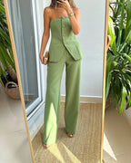 Juna - Chic Off-the-Shoulder Summer Ensemble
