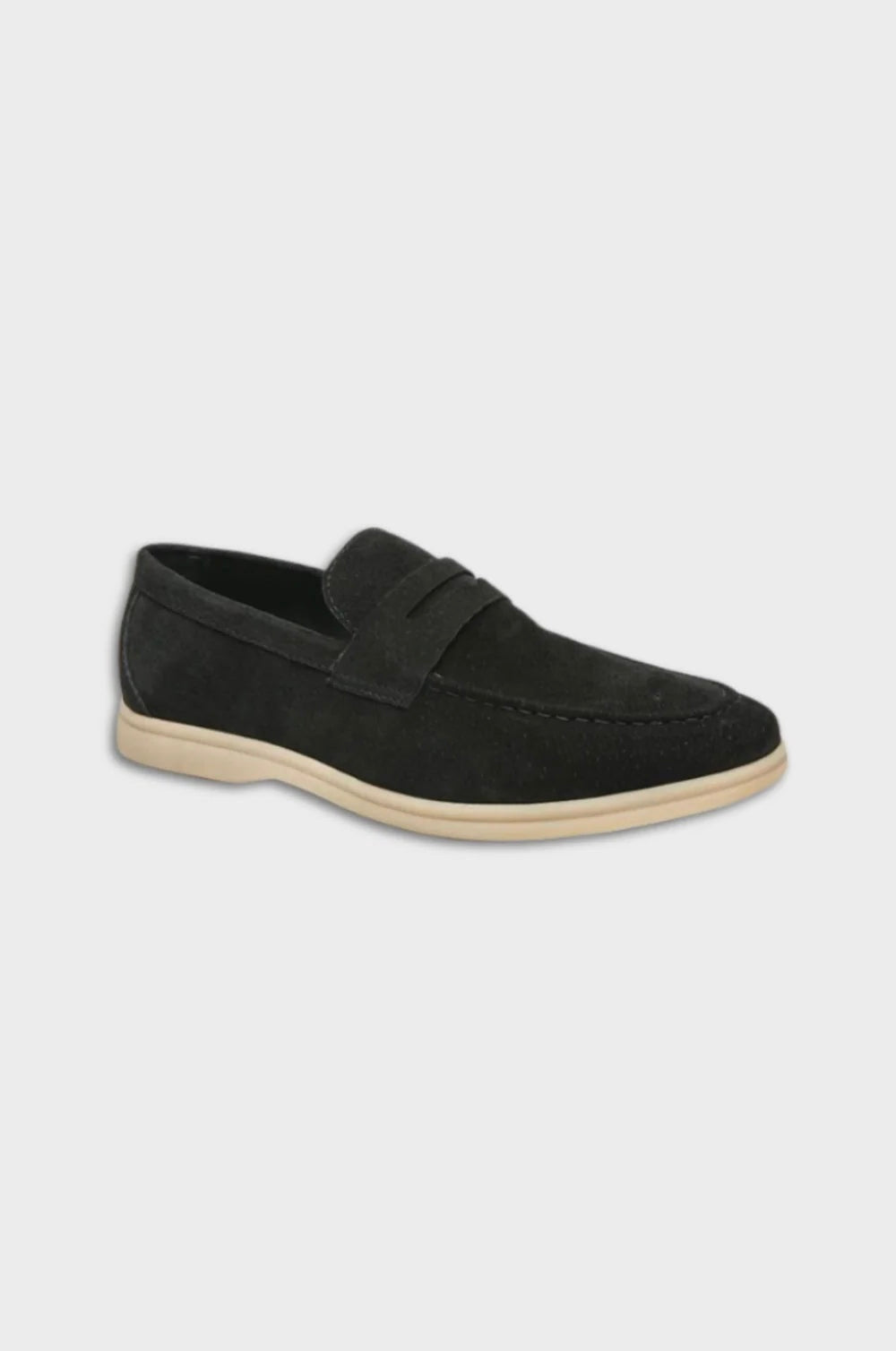 ATHÈNES Suede Leather Slip-On Loafers