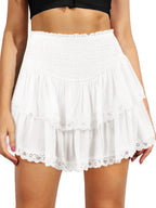 Cozy Oversized Women's Knit Set: Sweater and Mini Skirt