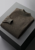 Premium Extra-Fine Merino Wool Raglan Mock Neck