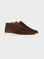 MONACO Suede High-Top Loafers