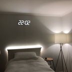 Contemporary 3D LED Backlit Wall Clock