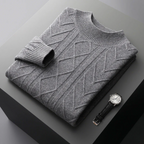 Cashmere Jumper with Mizar Pattern