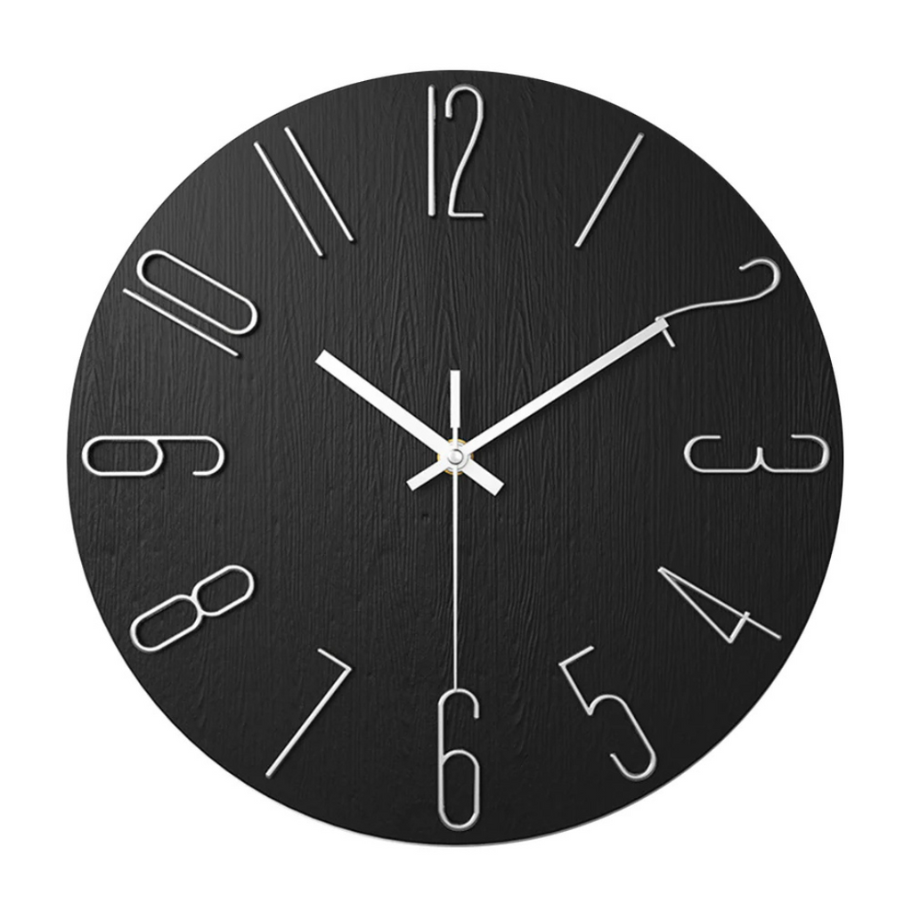 Minimalist Modern Wall Clock for Living Room Decor