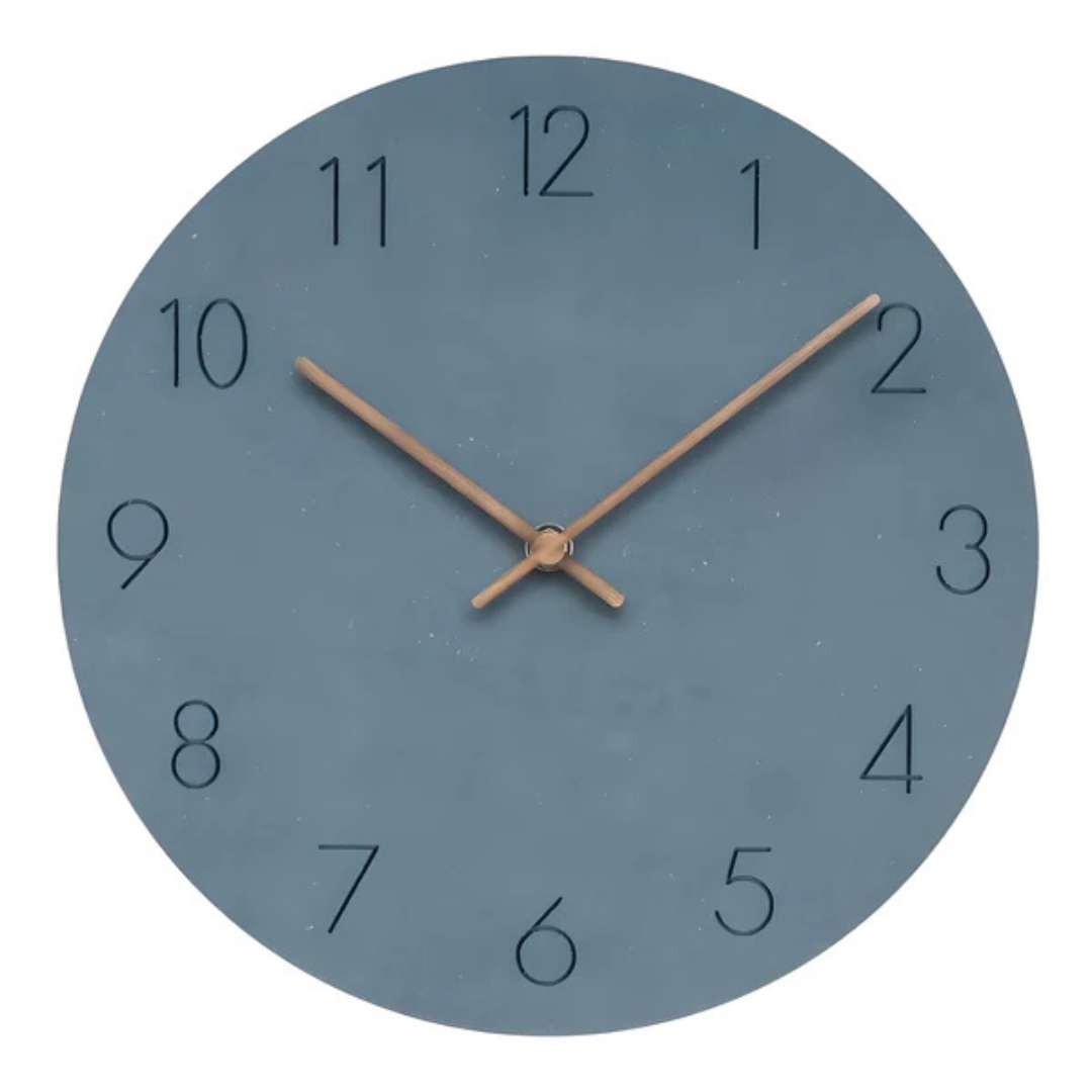 Elegant Minimalist Wooden Wall Clock