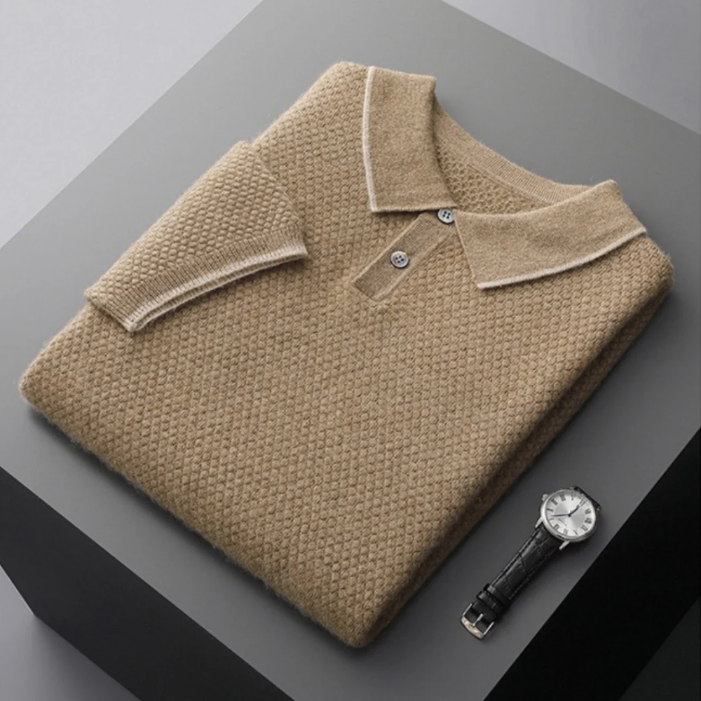 Aristo Cashmere Knit Polo
