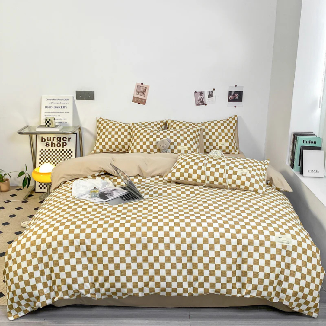Cashu - Elegant Checked Luxury Bedding