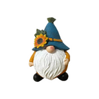 Charming Autumn Gnome Figurine with Pumpkin – Delightful Resin Decor for Home and Garden