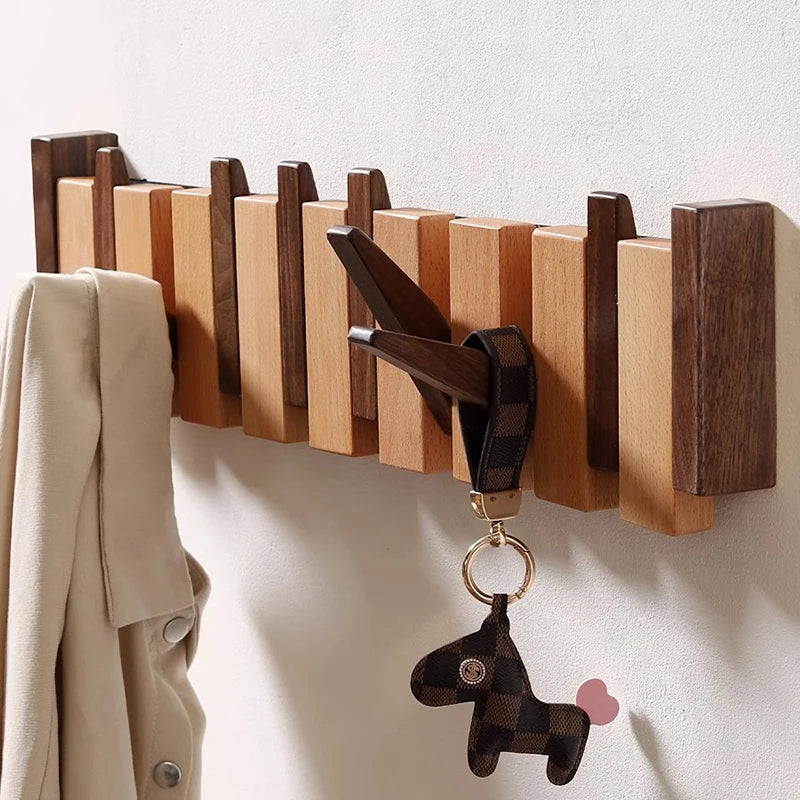 Comfortable Hook Folding Wooden Hanger
