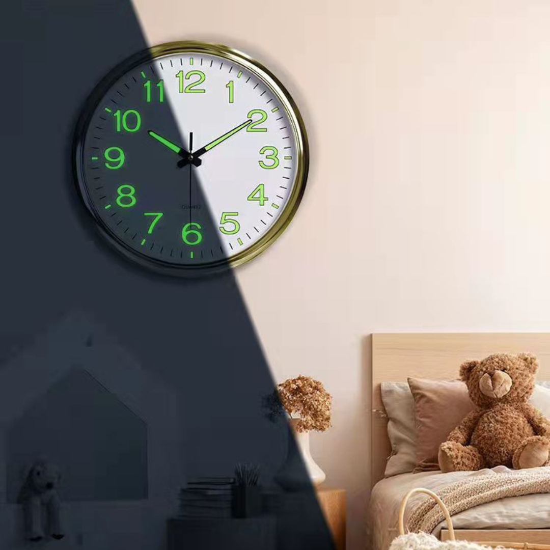Treviq Stylish Oversized Wall Clock with Illuminating Effect