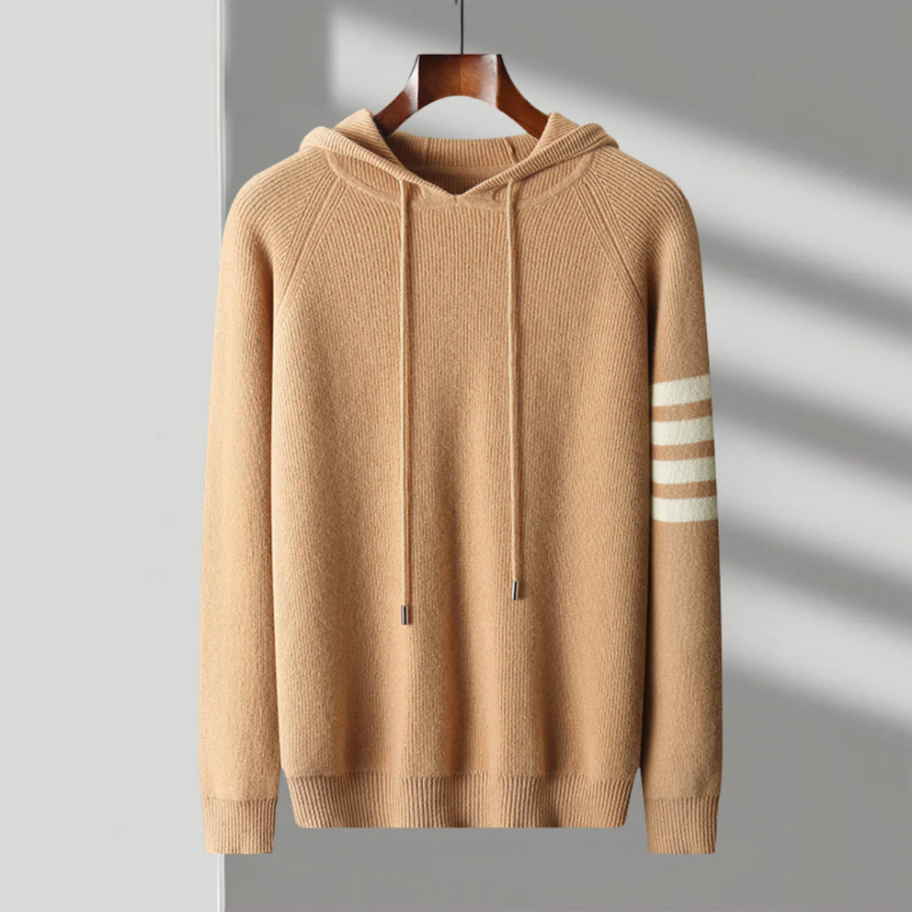 Arezzo Merino Wool Pullover Hoodie