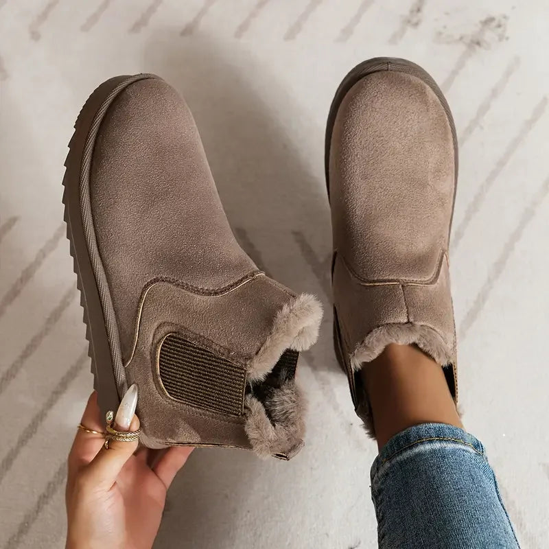 Women's Insulated Winter Boots with Non-Slip Sole