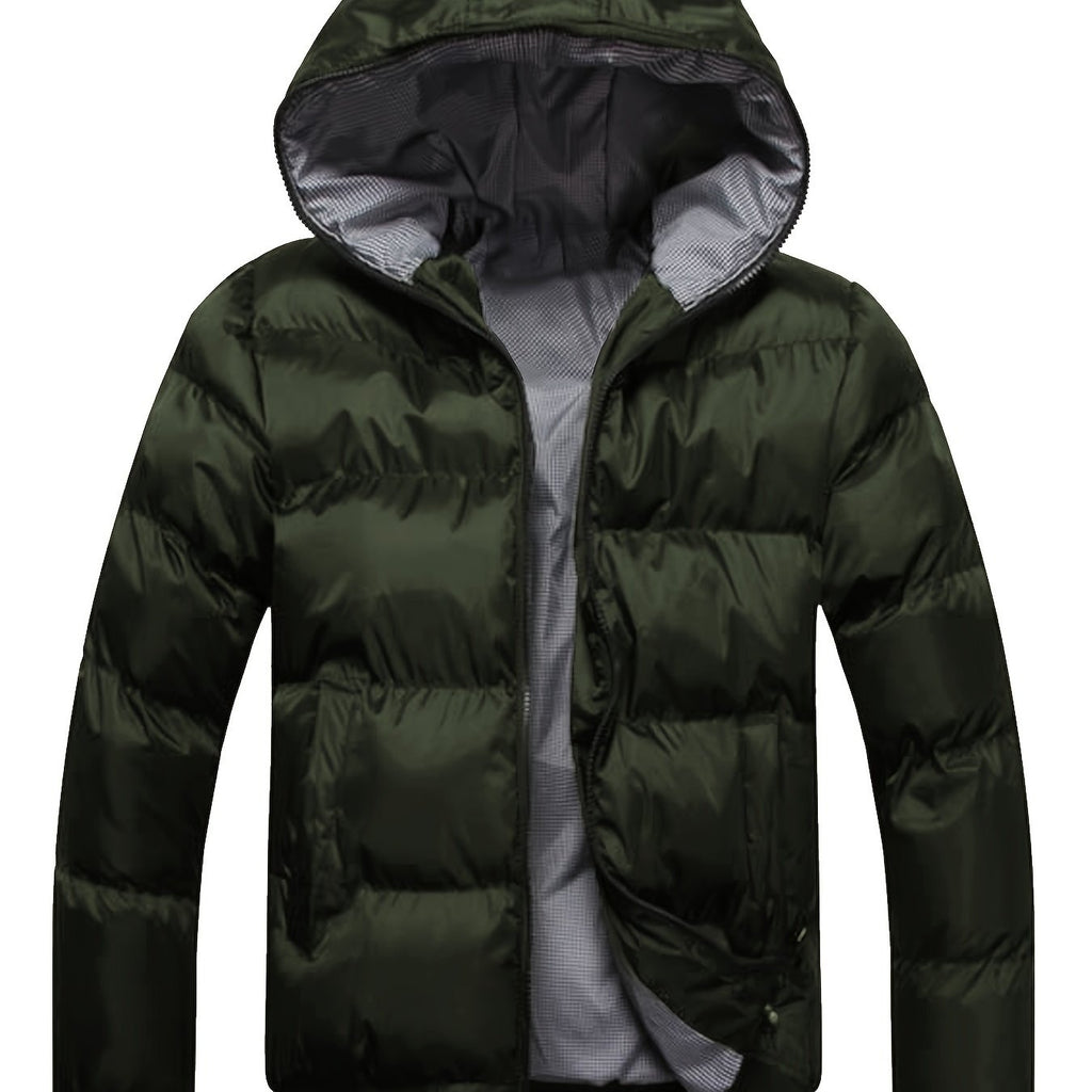 Essential Men's Winter Jacket - Stylish Design with Zip Pockets - Regular Fit - Puento Fortade - TP