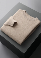 Premium Extra-Fine Merino Wool Classic Crew Neck Sweater