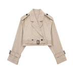 Lilia - Chic Short Trench Coat