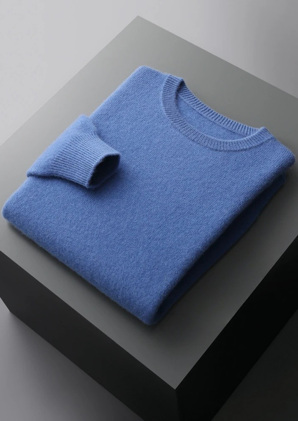 Premium Extra-Fine Merino Wool Classic Crew Neck Sweater
