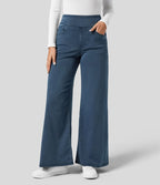 WW | Women's High-Waisted Elastic Trousers