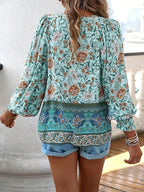 Elodie - Summer-Inspired Floral Blouse