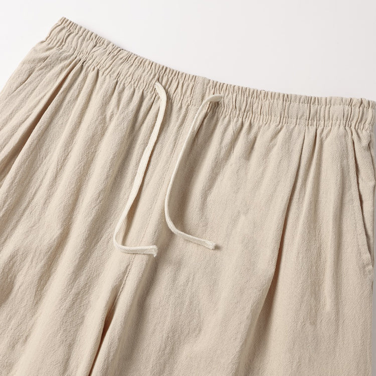 JEJU Relaxed Linen Wide-Leg Pants