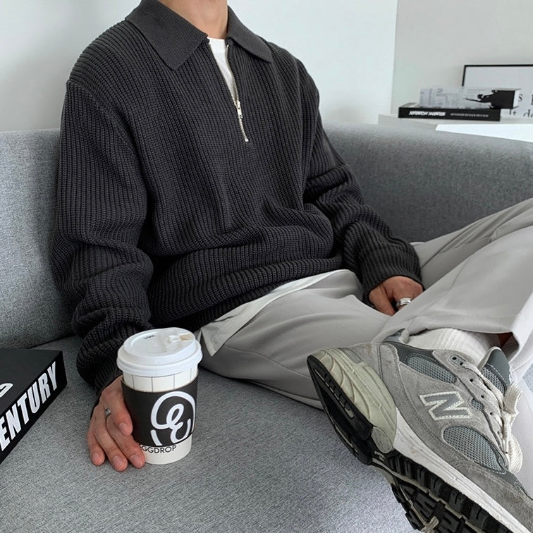 RASON Zip-Up Sweater