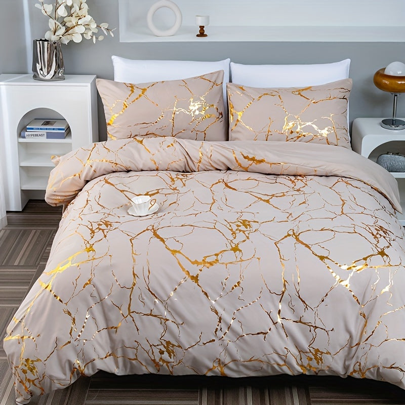 Xavor - Opulent Marble Duvet Cover for Ultimate Comfort