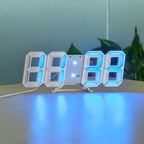 Contemporary 3D LED Backlit Wall Clock