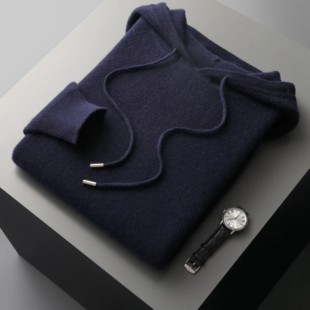 Arezzo Merino Wool Pullover Hoodie