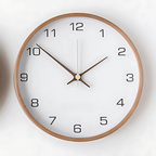 Contemporary Wooden Wall Clock with Chic Design