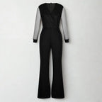 Marwa - Chic Jumpsuit with Sparkling Glitter Top