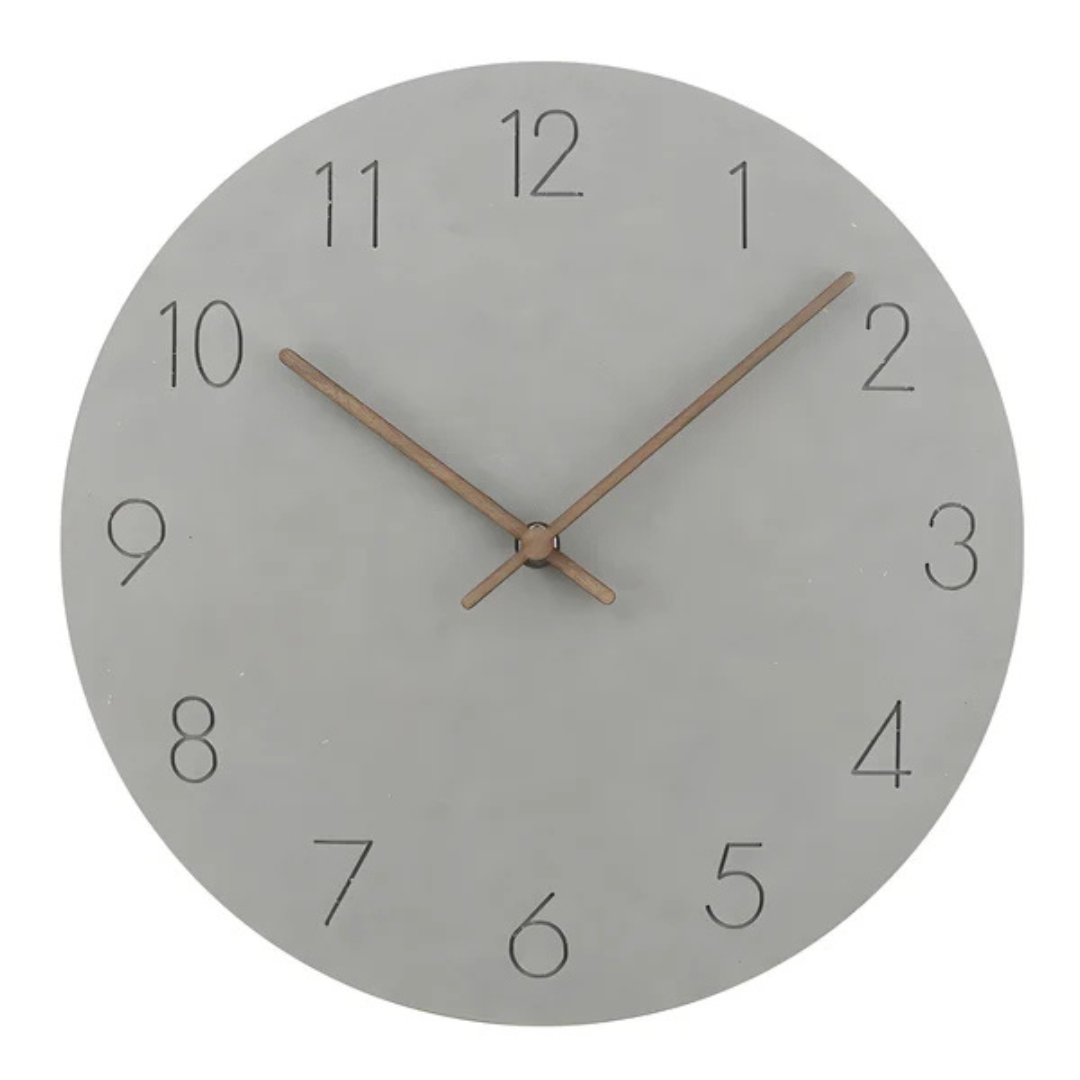 Elegant Minimalist Wooden Wall Clock