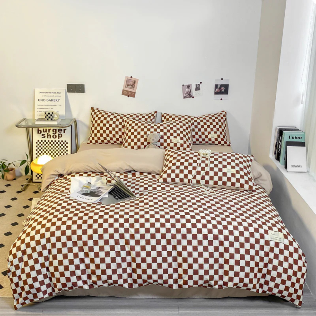 Cashu - Elegant Checked Luxury Bedding