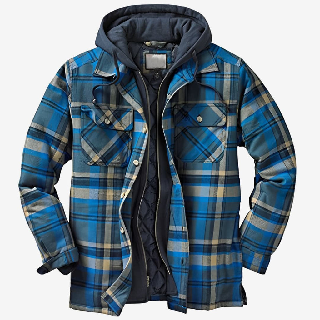 JASPER | Checked Hooded Jacket