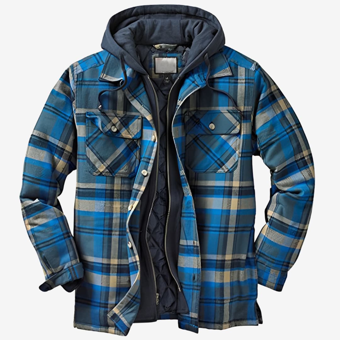 JASPER | Checked Hooded Jacket