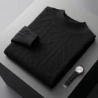 Cashmere Jumper with Mizar Pattern