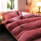 Cozy Fleece Duvet Cover for Winter Warmth