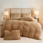 Zephariel - Opulent 3-Piece Velvet Bedding Set for Fall and Winter