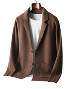 Bacchus Button-Up Cashmere Cardigan