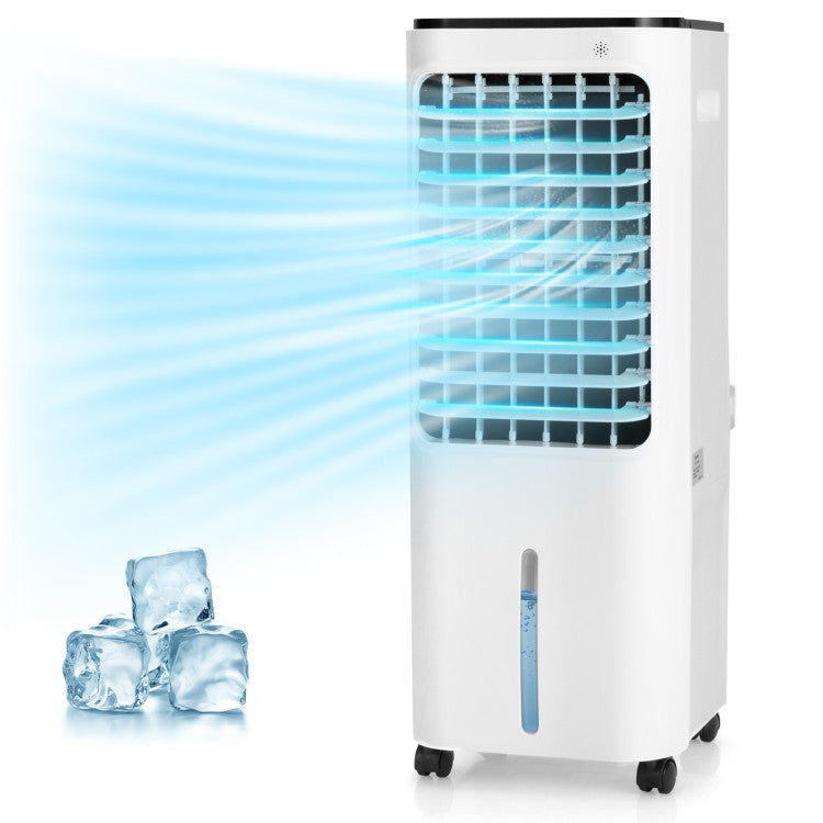 4-in-1 Home Evaporative Cooler with High Capacity and Ice Cooling Feature