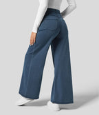 WW | Women's High-Waisted Elastic Trousers