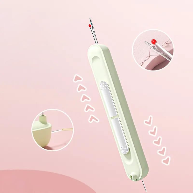 Compact 2-in-1 Needle Threader and Seam Ripper - Buy One, Get One Free!